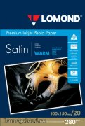 Фотобумага Lomond А6(10*15) (1104202), атласная(Satin Warm), 280 гр/20 л, для струйной печати