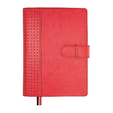 Ежедневник А5+ Escalada, 165х240 мм, с папкой-органайзером, красный