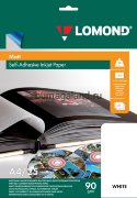 Самоклеющаяся бумага Lomond А4 (2212013), матовая, 1 дел.(18*24 см), для струйной печати