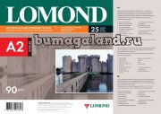 Фотобумага матовая Lomond A2 (0102136), 90 гр/25 л, односторонняя, для струйной печати
