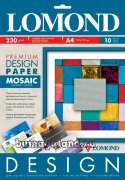 Бумага Lomond дизайнерская А4 (0930041), фактура "Мозаика", глянцевая, 230 гр/10 л