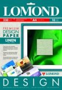Бумага Lomond дизайнерская А3 (0934032), фактура "Лён", глянцевая, 230 гр/20 л