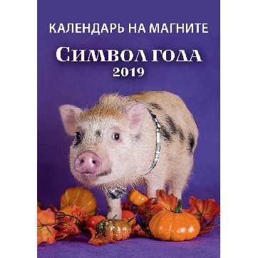 Календарь настенный 2019, "Символ года", на магните, 96*135, 10шт