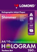 Фотобумага с голографическим эффектом "Shimmer" (Мерцание) (0904041), А4, 260 гр