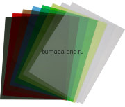 Обложки А4 пластиковые для переплета, цветные, 200 мкм